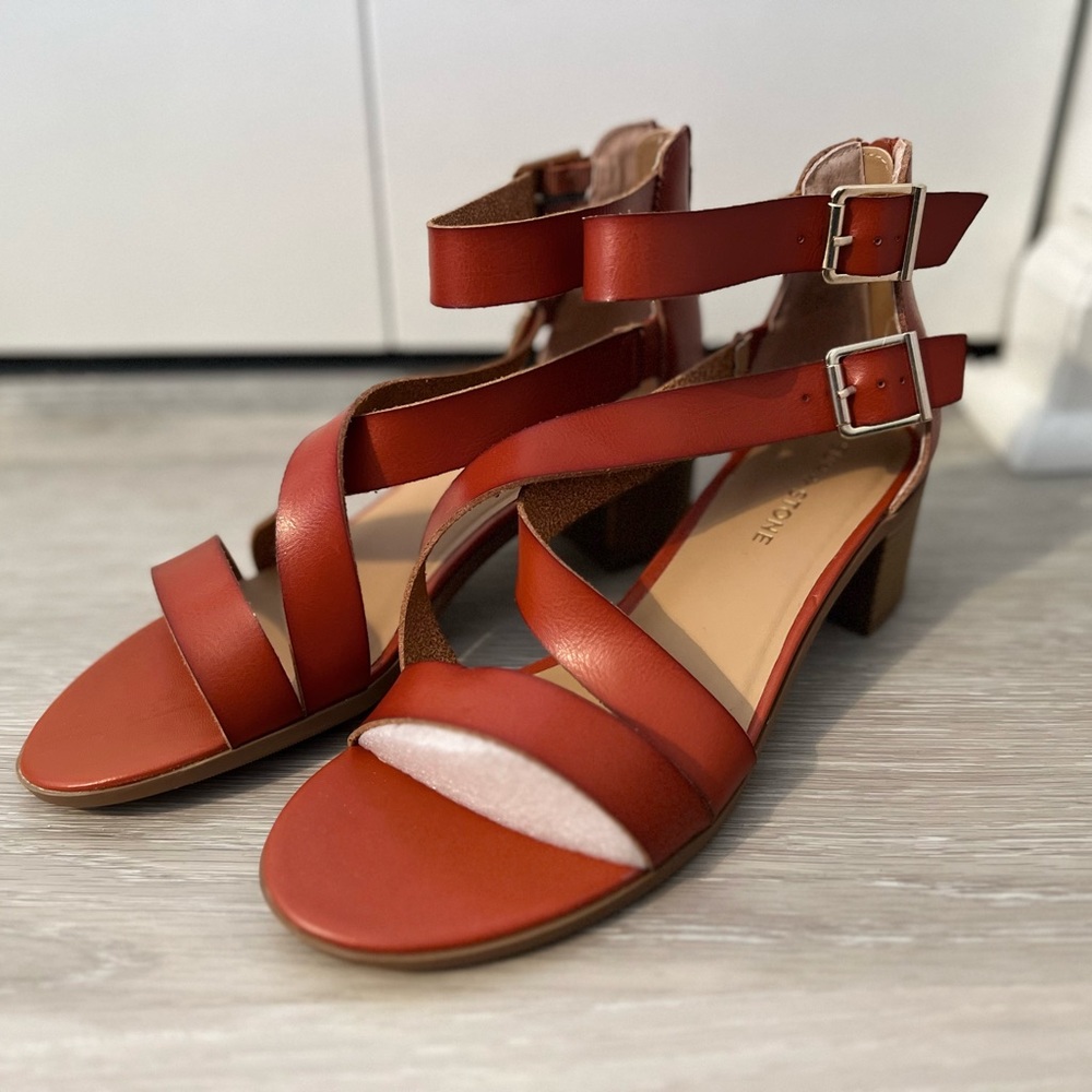 Sun + Stone Heel Sandal